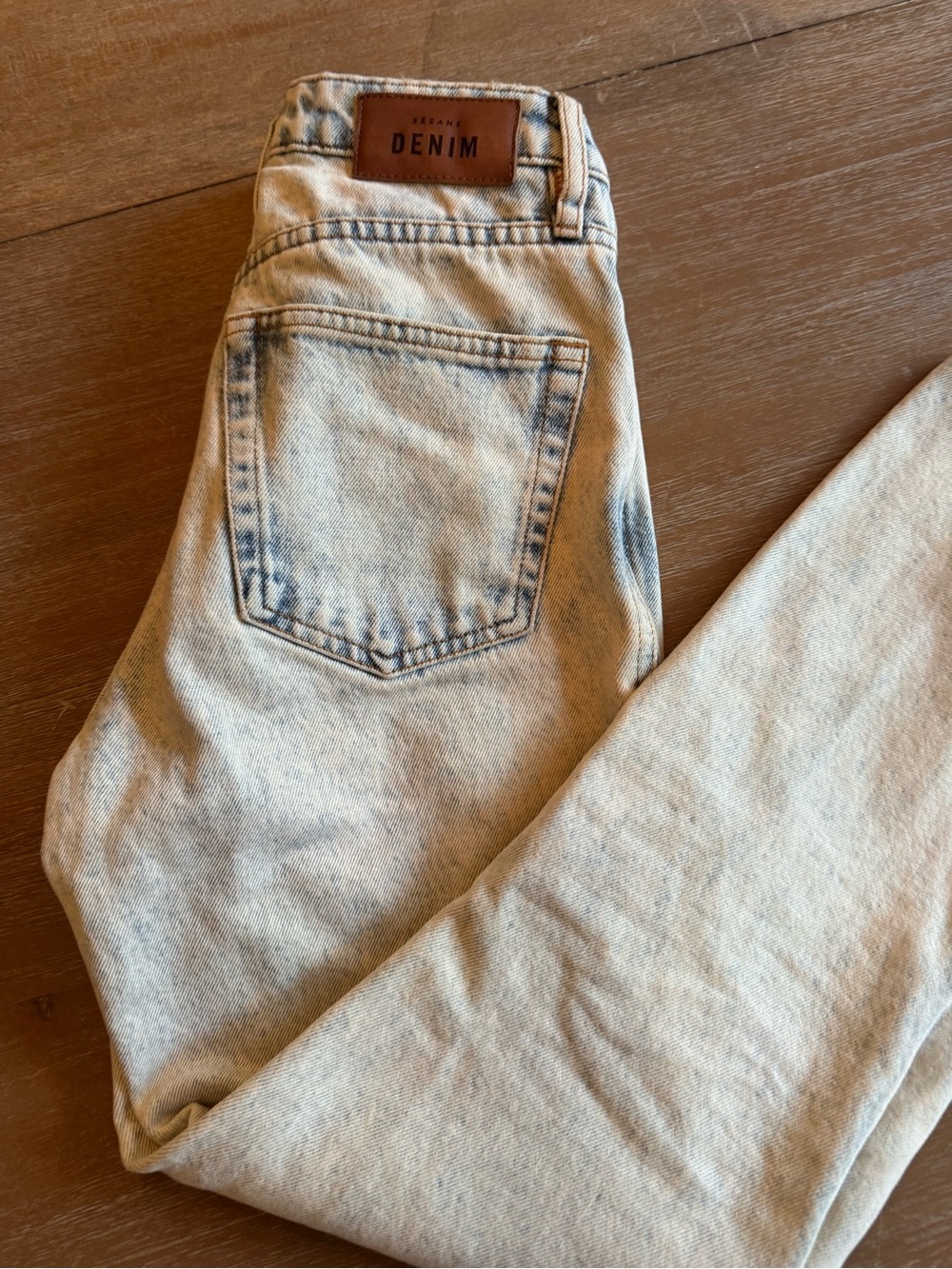 Sézane Light Wash Straight-Leg Jeans - Picture 8 of 10